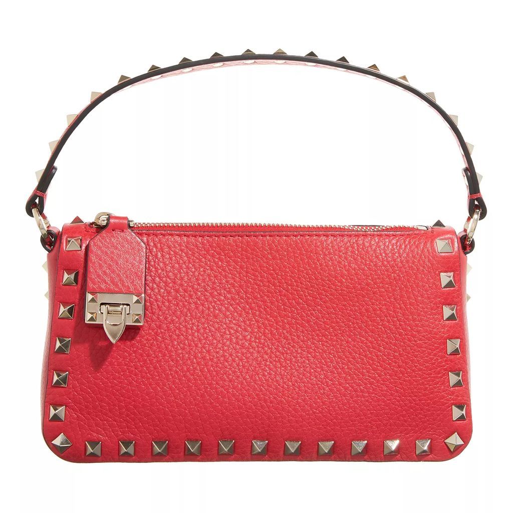 Crossbody Bags - Small Shoulder Bag Rockstud - red - Crossbody Bags for ladies