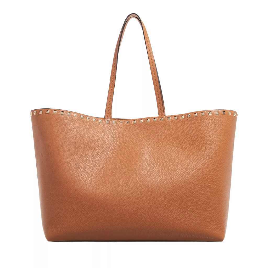 Tote Bags - Tote Rockstud - brown - Tote Bags for ladies
