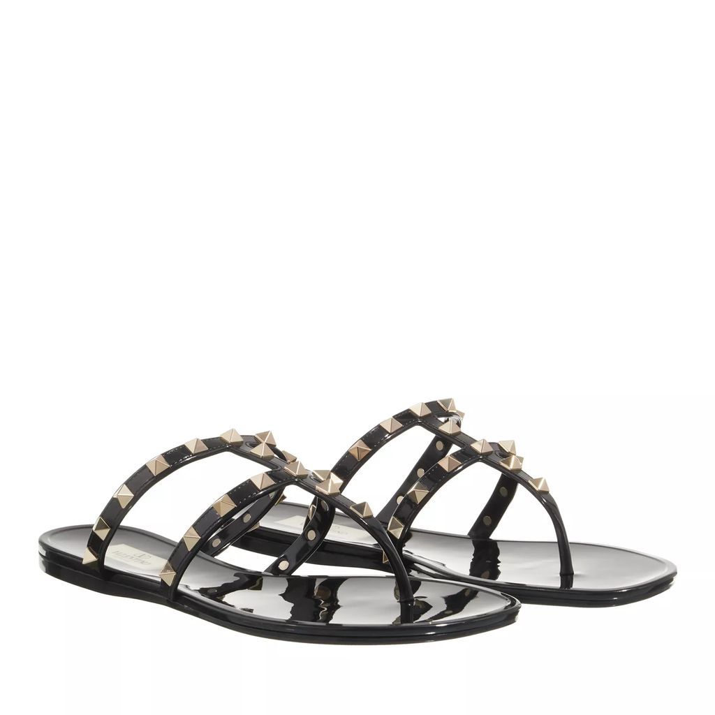 Slipper & Mules - Thong Summer Rockstud - black - Slipper & Mules for ladies