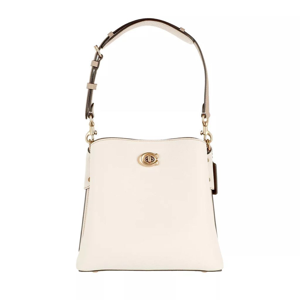 Bucket Bags - Colorblock Leather Willow Bucket - creme - Bucket Bags for ladies