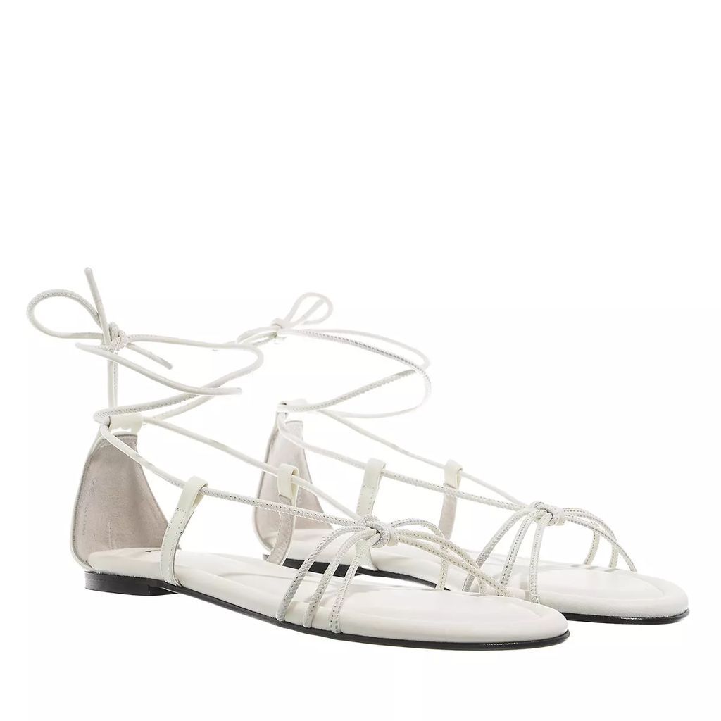 Sandals - Grace Mignon Flat Sandals - creme - Sandals for ladies