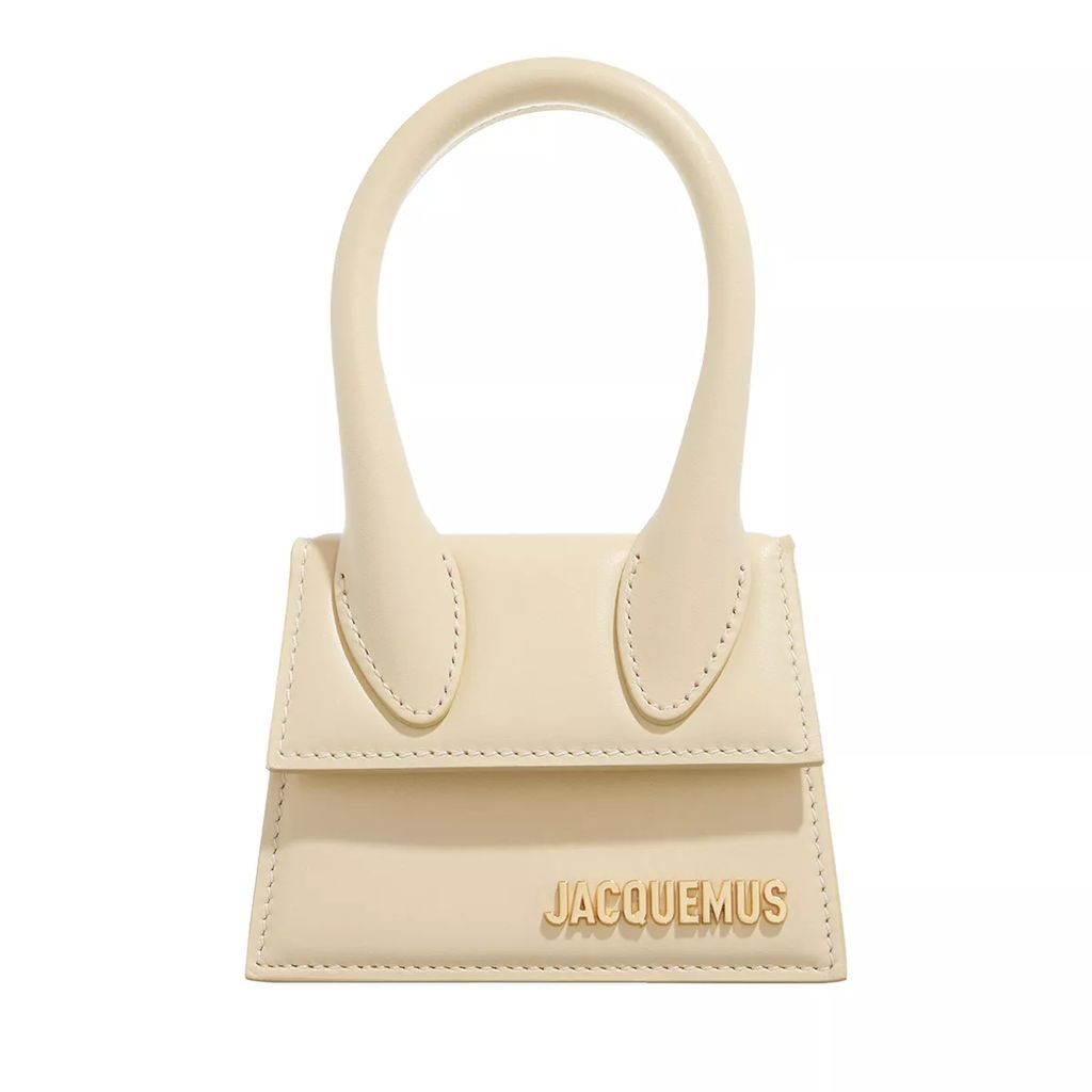 Tote Bags - Le Chiquito Top Handle Bag Leather - creme - Tote Bags for ladies