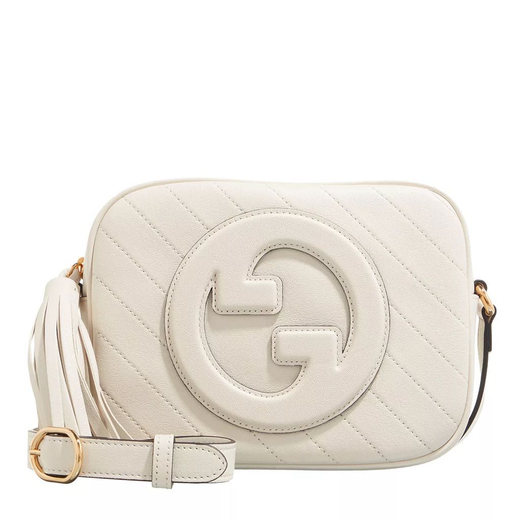 Crossbody Bags - Small Gucci Blondie Quilted Crossbody Bag Leather - creme - Crossbody Bags for ladies