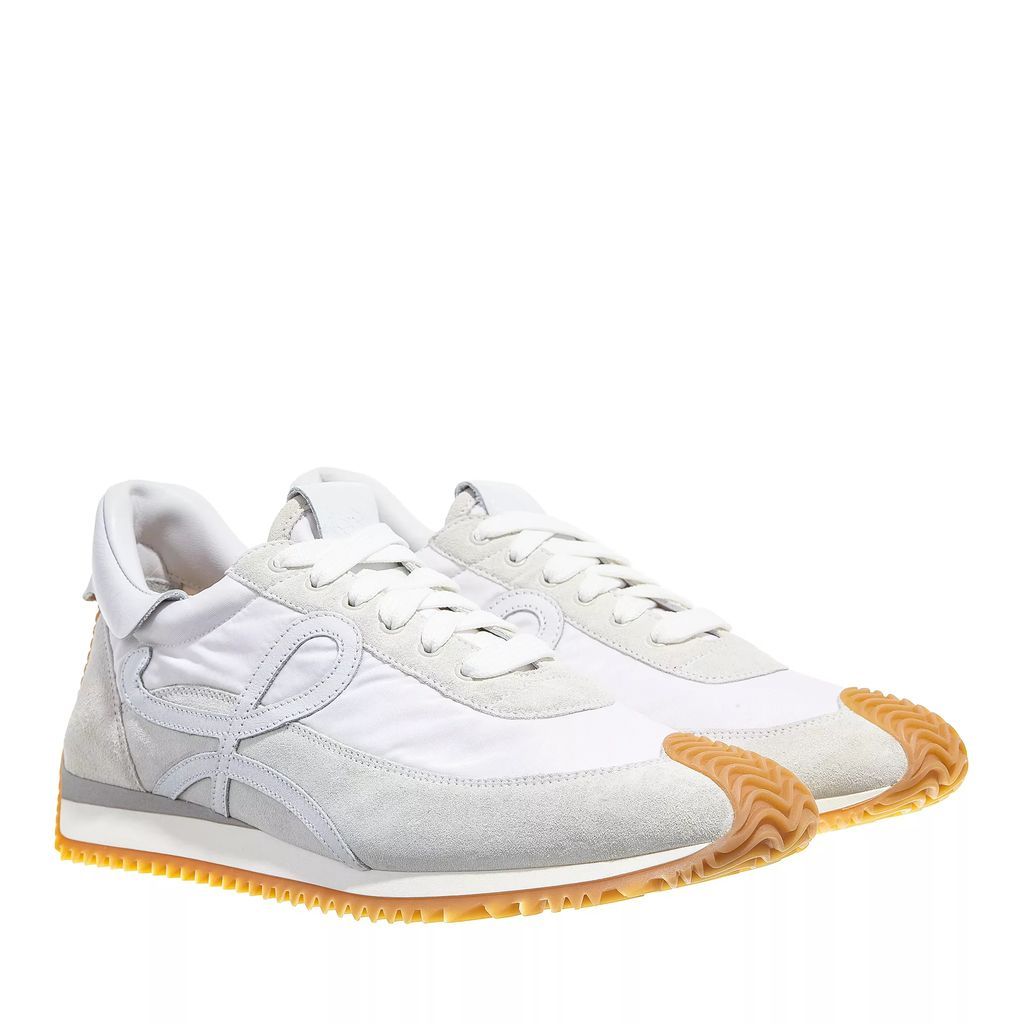 Sneakers - Flow Runner In Nylon and Suede - creme - Sneakers for ladies