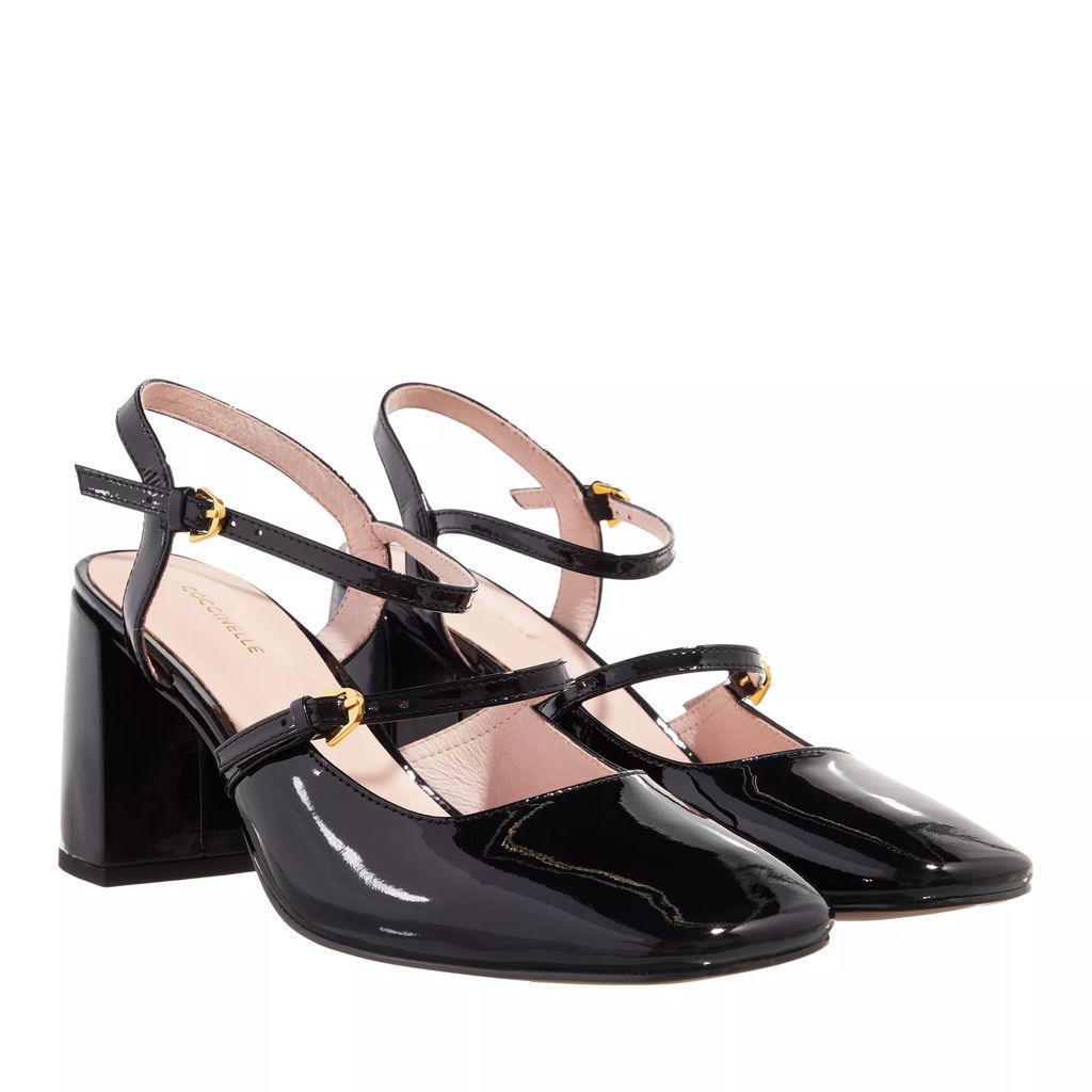 Sandals - Sandal Single Sole Patent Leather / Noir - black - Sandals for ladies
