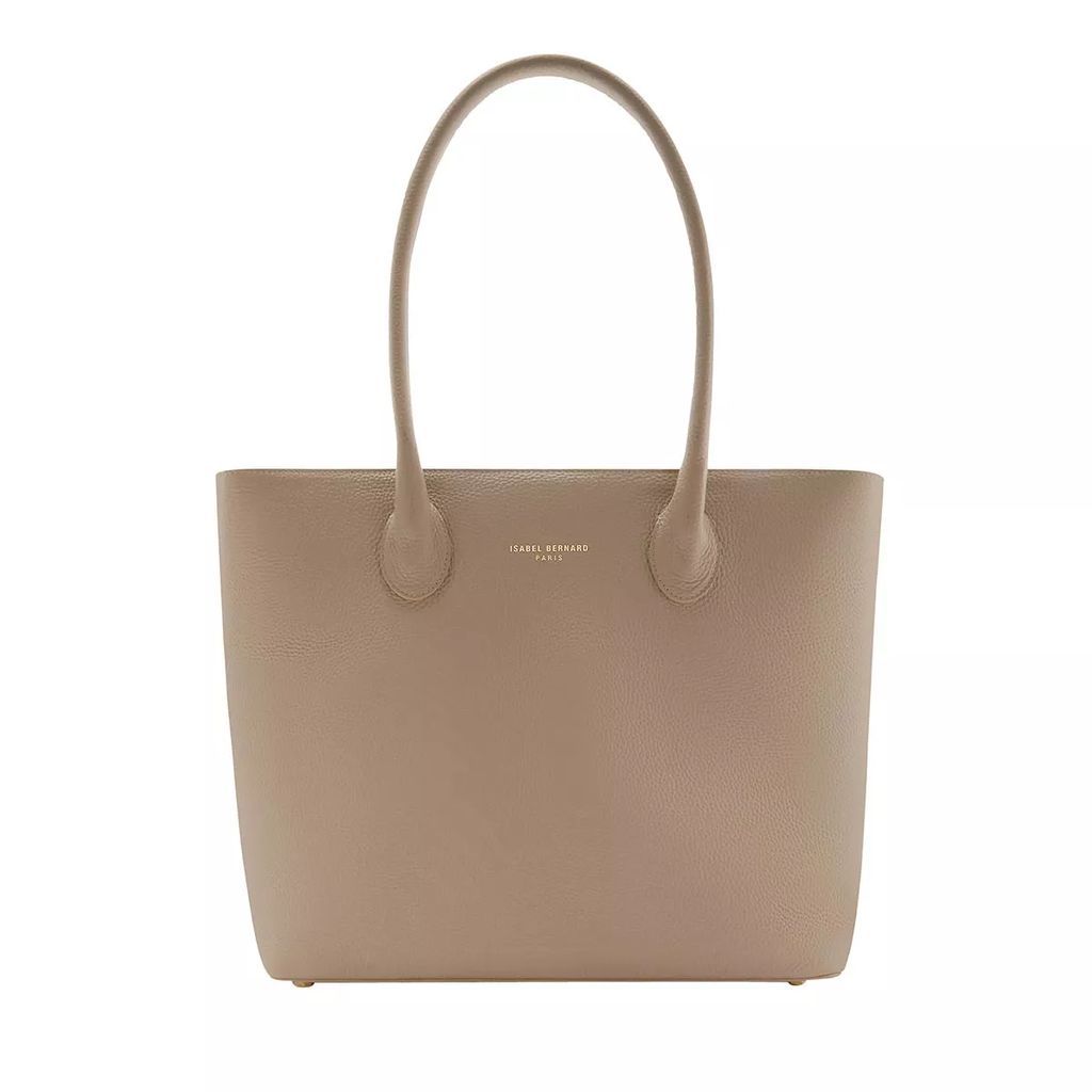 Crossbody Bags - Honoré Lysanne Taupe Calfskin Leather Shoulder Bag - beige - Crossbody Bags for ladies