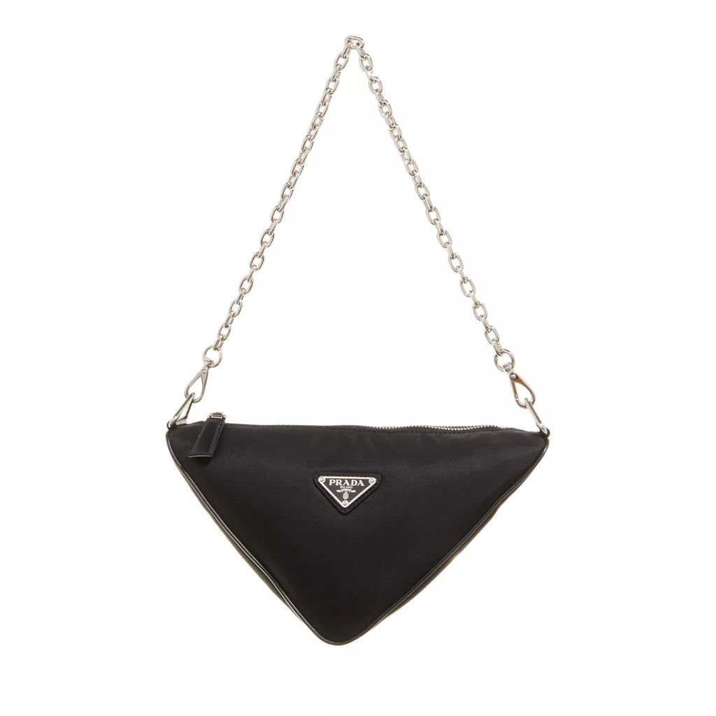 Crossbody Bags - Triangle Shoulder Bag Nylon - black - Crossbody Bags for ladies