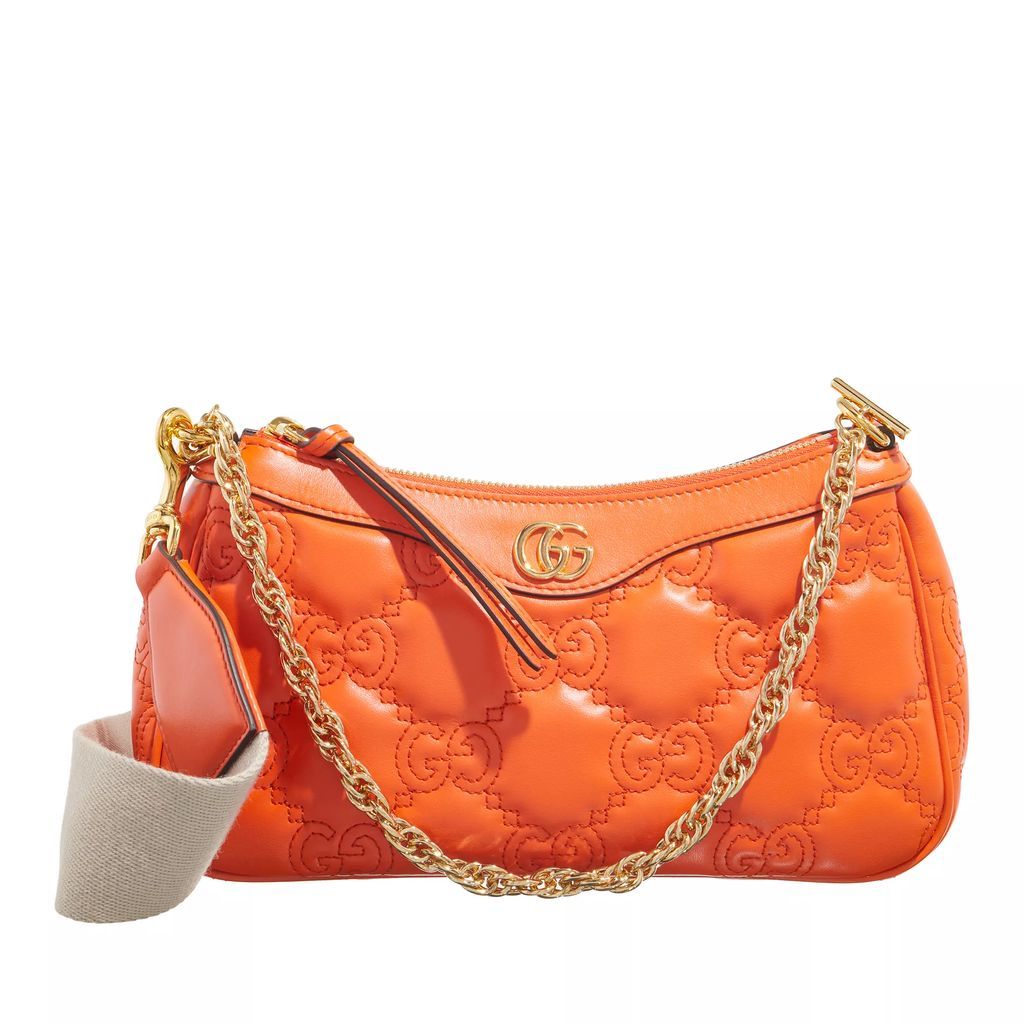 Crossbody Bags - GG Handbag Matelassé Leather - orange - Crossbody Bags for ladies