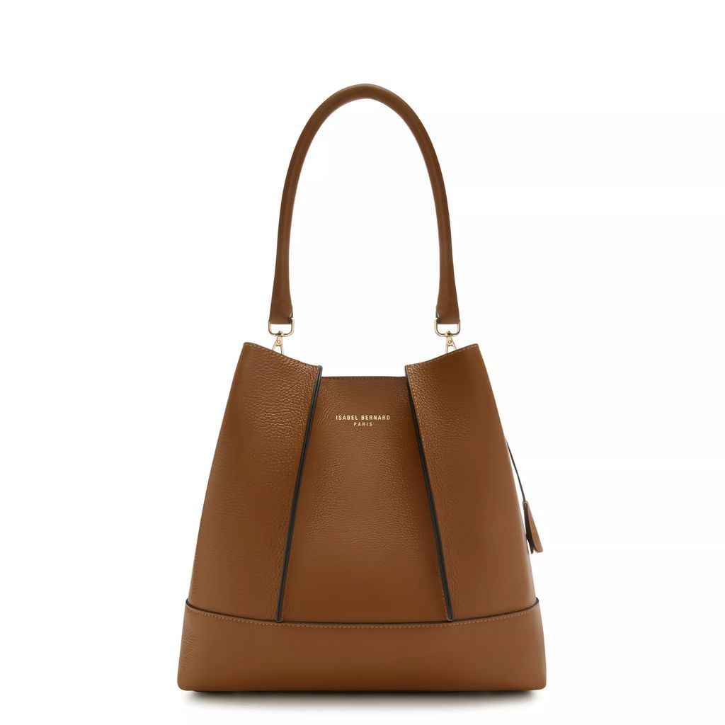 Crossbody Bags - Isabel Bernard Femme Forte Macie Cognac Kalbsleder - brown - Crossbody Bags for ladies