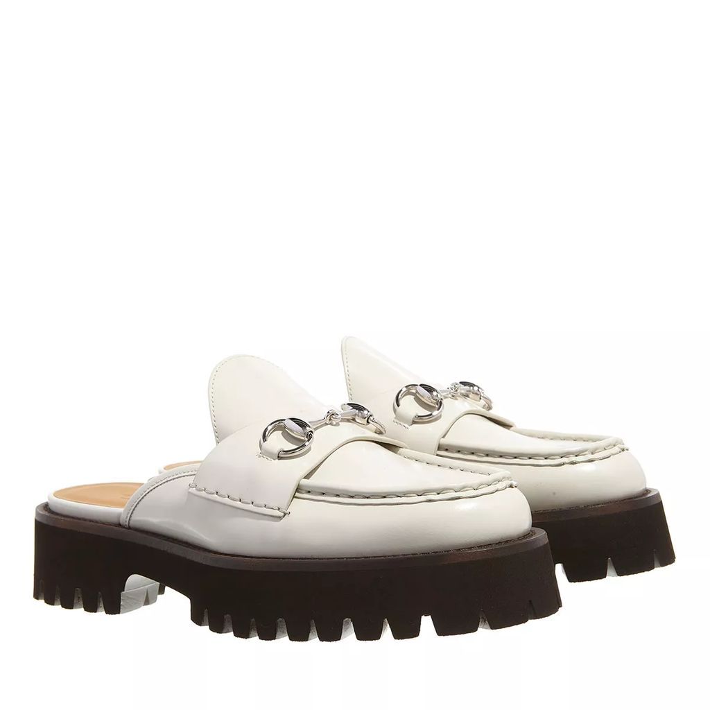 Loafers & Ballet Pumps - Sandals Leather - creme - Loafers & Ballet Pumps for ladies