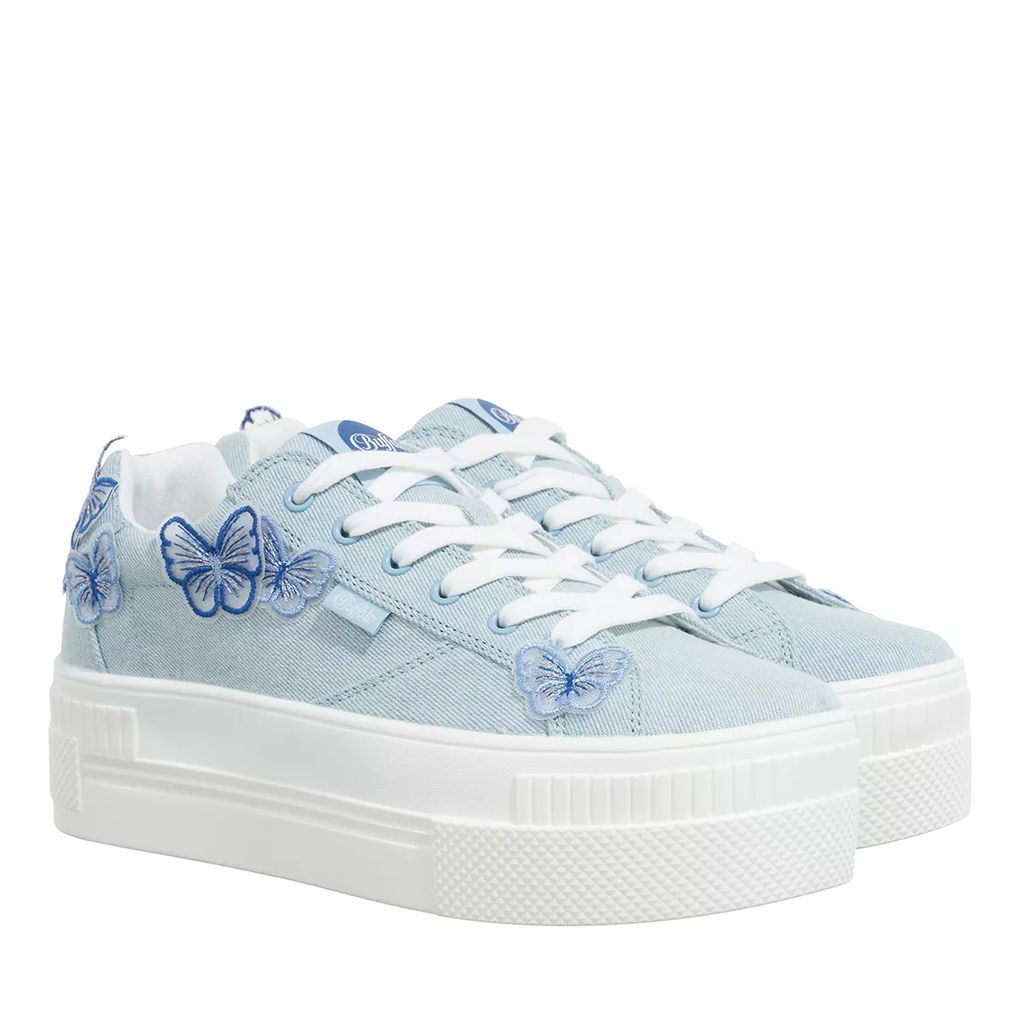 Sneakers - Paired Butterfly - blue - Sneakers for ladies