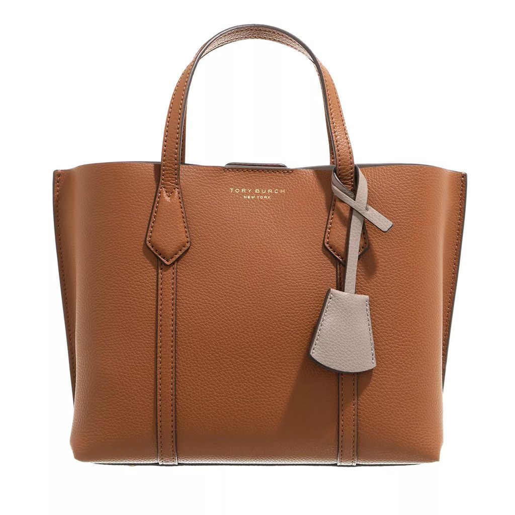 Tote Bags - Perry Small Triple-Compartment Tote - cognac - Tote Bags for ladies