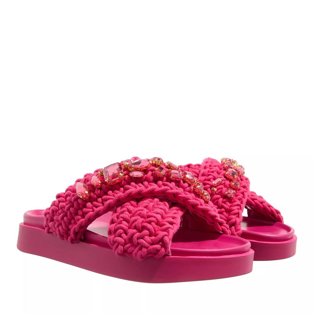 Slipper & Mules - Woven Stones - pink - Slipper & Mules for ladies