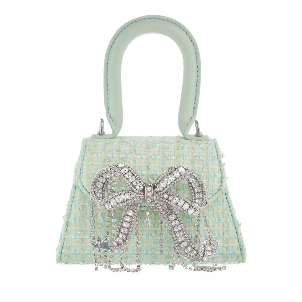 Satchels - Boucle Micro Bow Bag - green - Satchels for ladies