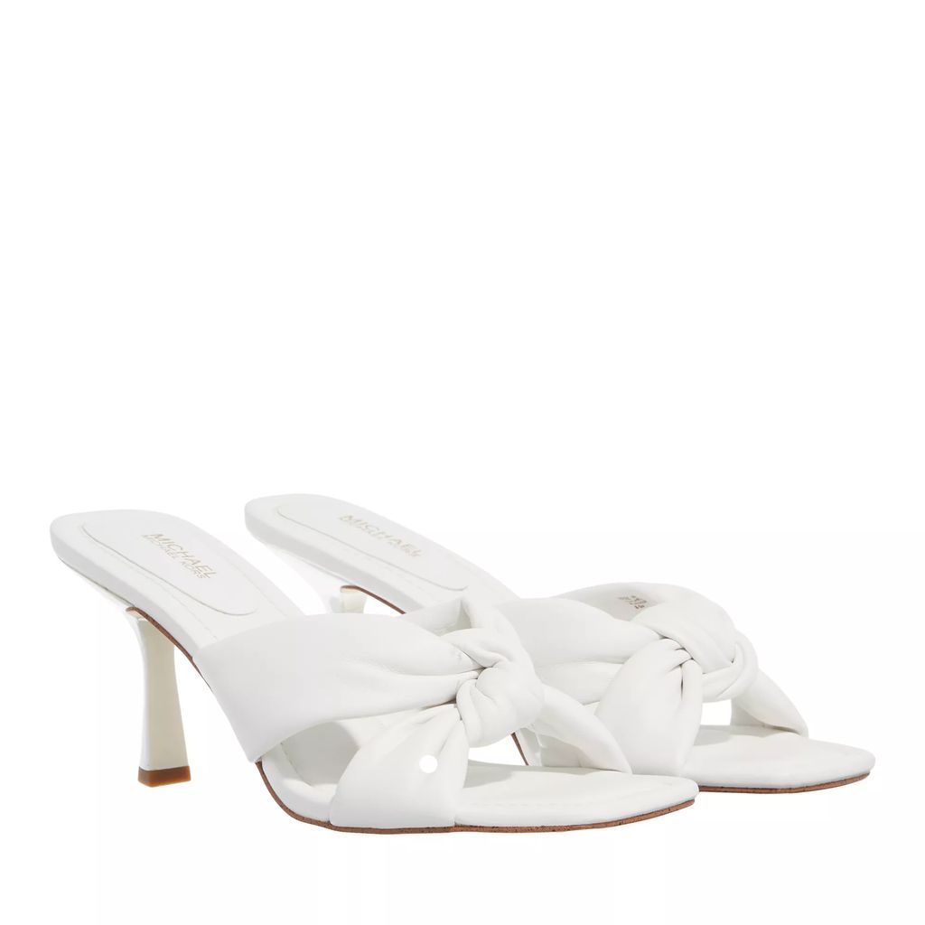 Slipper & Mules - Elena Heeled Sandal - white - Slipper & Mules for ladies