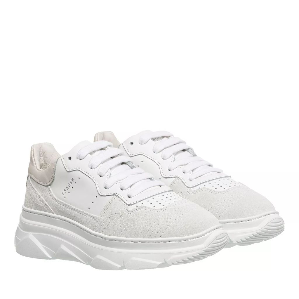 Sneakers - CPH64 material mix Sneakers white - creme - Sneakers for ladies