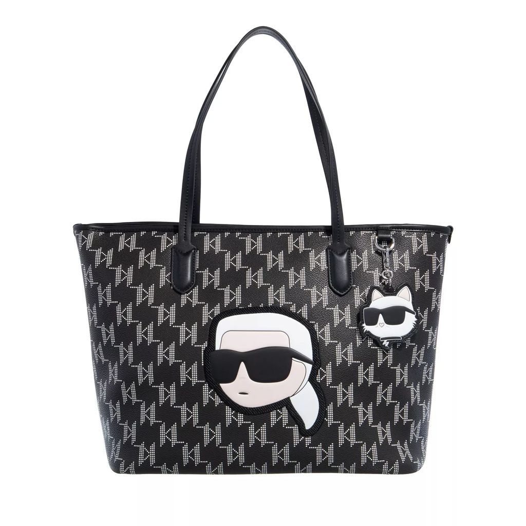 Shopping Bags - K/Ikonik 2.0 Mono CC Lg Tote - black - Shopping Bags for ladies