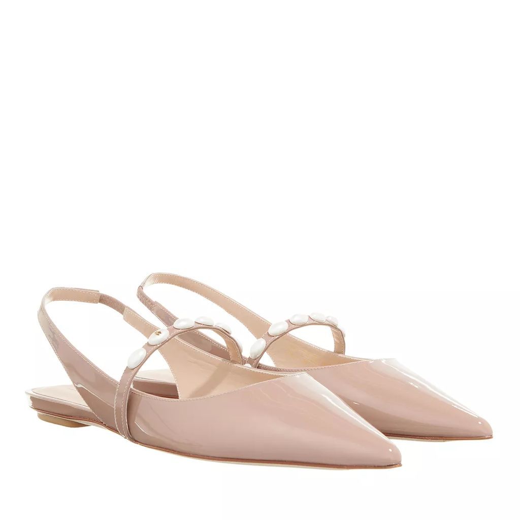 Sandals - Emlia Pearlita Slingback Flat - beige - Sandals for ladies