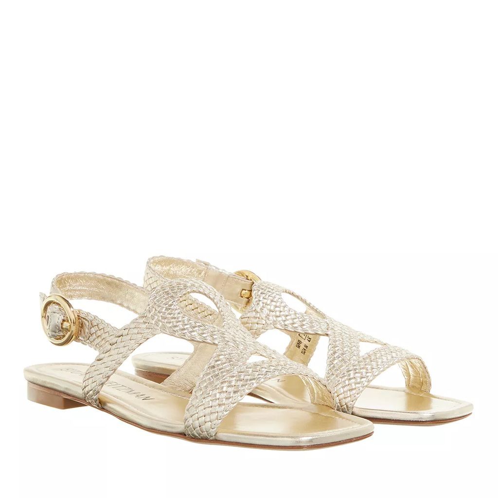 Sandals - Wovette Flat Sandal - gold - Sandals for ladies
