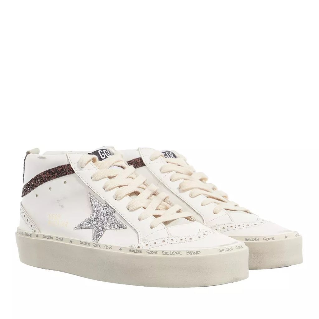 Sneakers - Midstar Leather Upper Silver Glitter - white - Sneakers for ladies