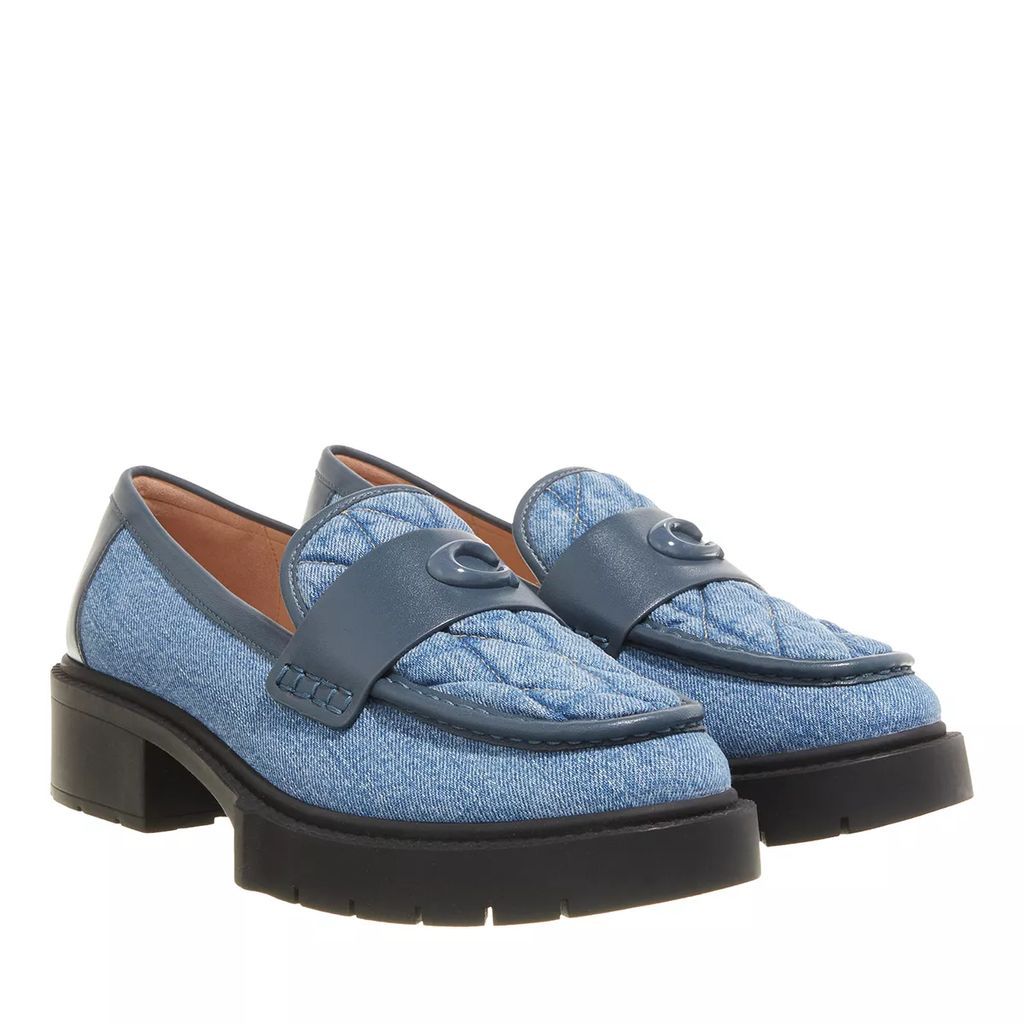 Loafers & Ballet Pumps - Leah Loafer Quilted - blue - Loafers & Ballet Pumps for ladies