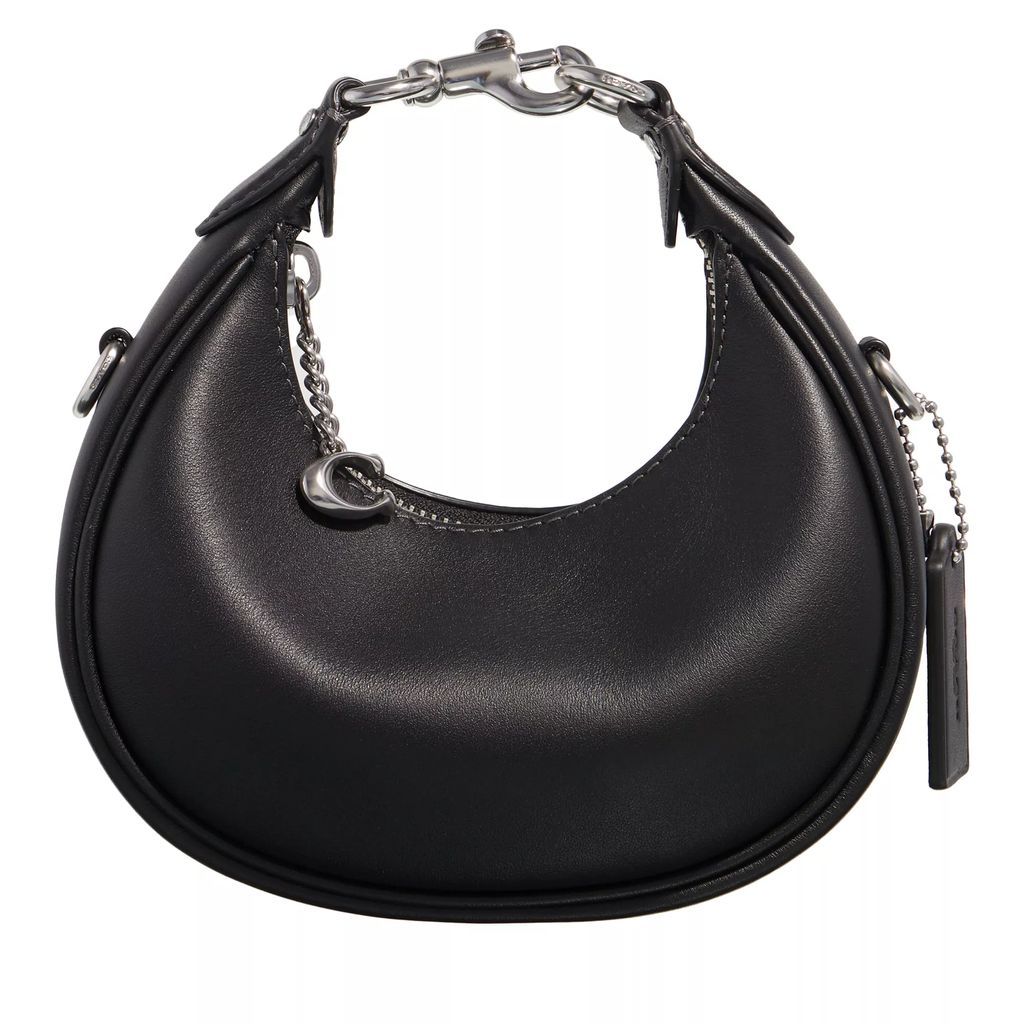 Hobo Bags - Glovetanned Leather Jonie Bag - black - Hobo Bags for ladies