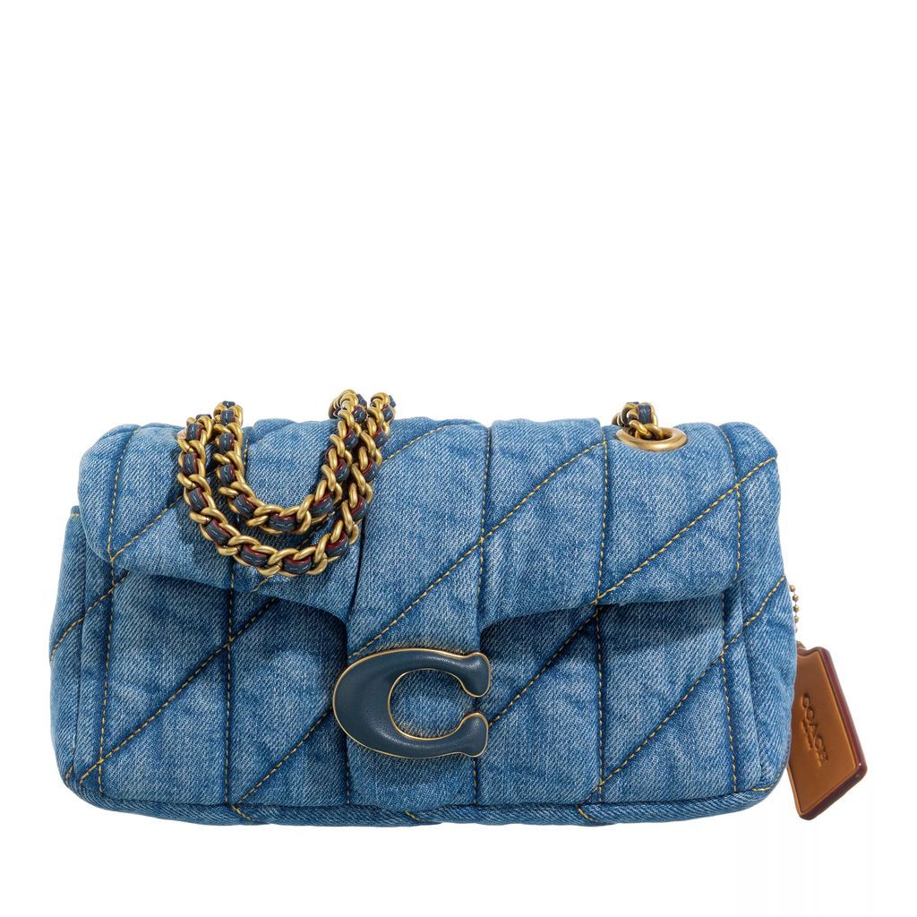 Crossbody Bags - Quilted Denim Tabby Shoulder Bag 20 - blue - Crossbody Bags for ladies