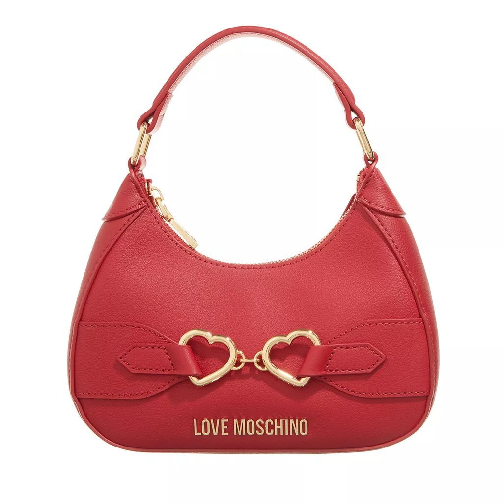 Hobo Bags - Double Heart Mini Hobo - red - Hobo Bags for ladies