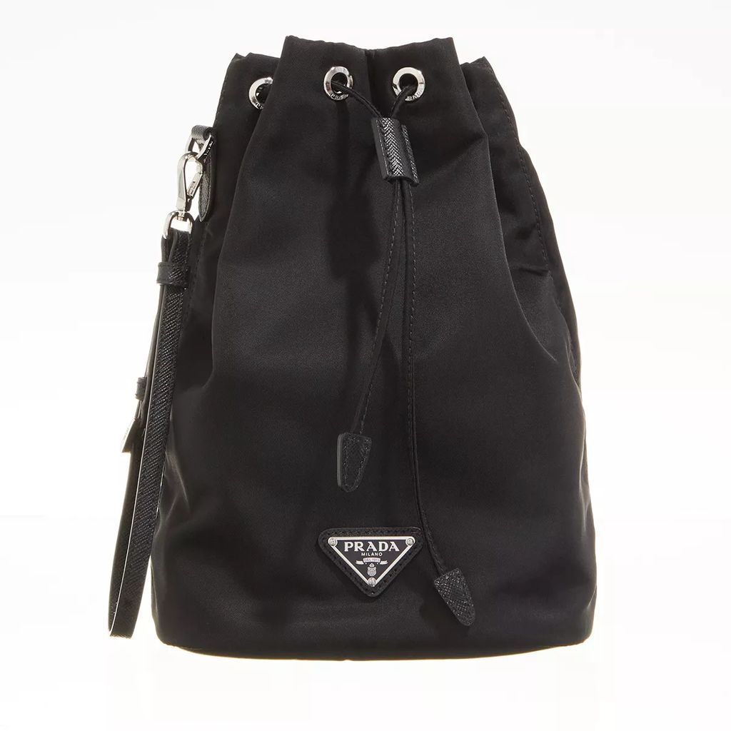 Bucket Bags - SLG Vela Contenitori Re-Nylon Pouch - black - Bucket Bags for ladies
