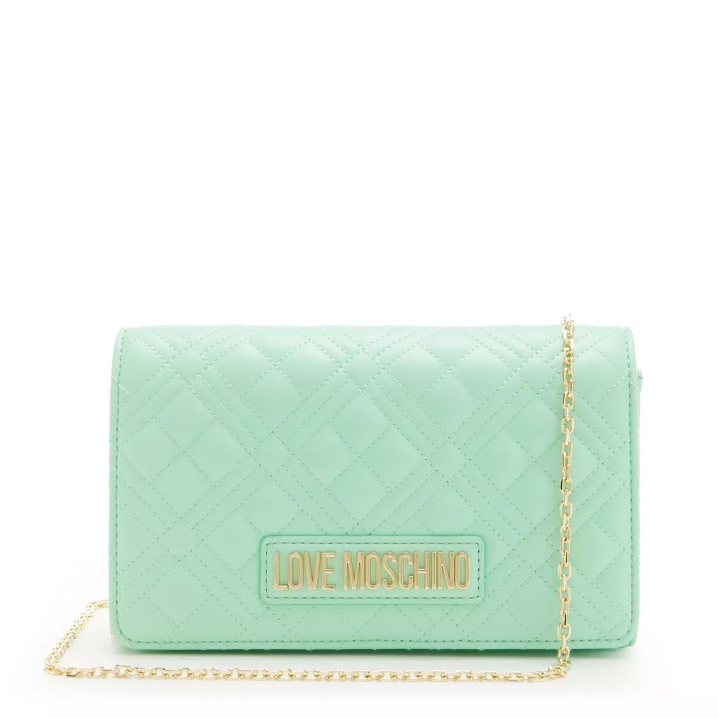 Crossbody Bags - Love Moschino Quilted Bag Grüne Schultertasche JC4 - green - Crossbody Bags for ladies