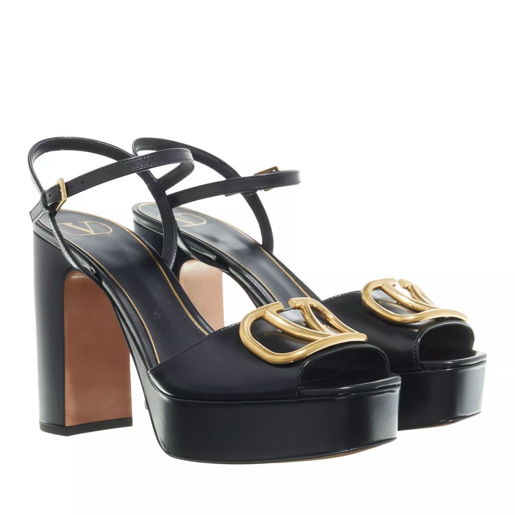 Sandals - Vlogo Signature Platform Sandals - black - Sandals for ladies