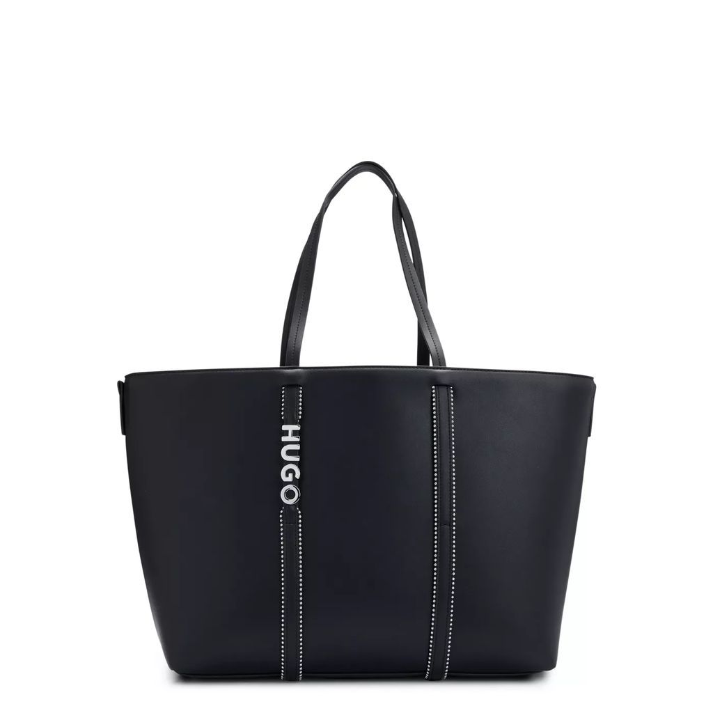 Shopping Bags - Hugo Boss Mel Schwarze Shopper 50511871-001 - black - Shopping Bags for ladies
