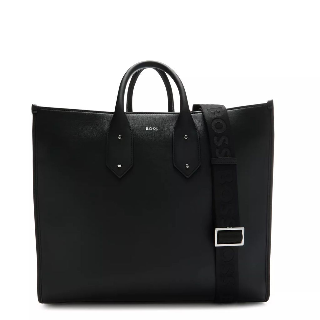 Shopping Bags - Hugo Boss Sandy Schwarze Shopper 50504183-001 - black - Shopping Bags for ladies