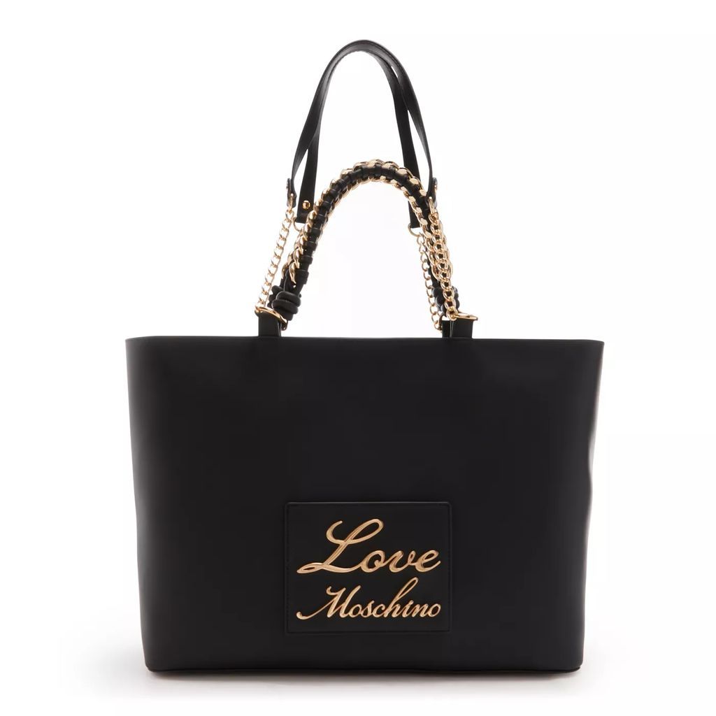 Shopping Bags - Love Moschino Schwarze Shopper JC4119PP1ILM0000 - black - Shopping Bags for ladies