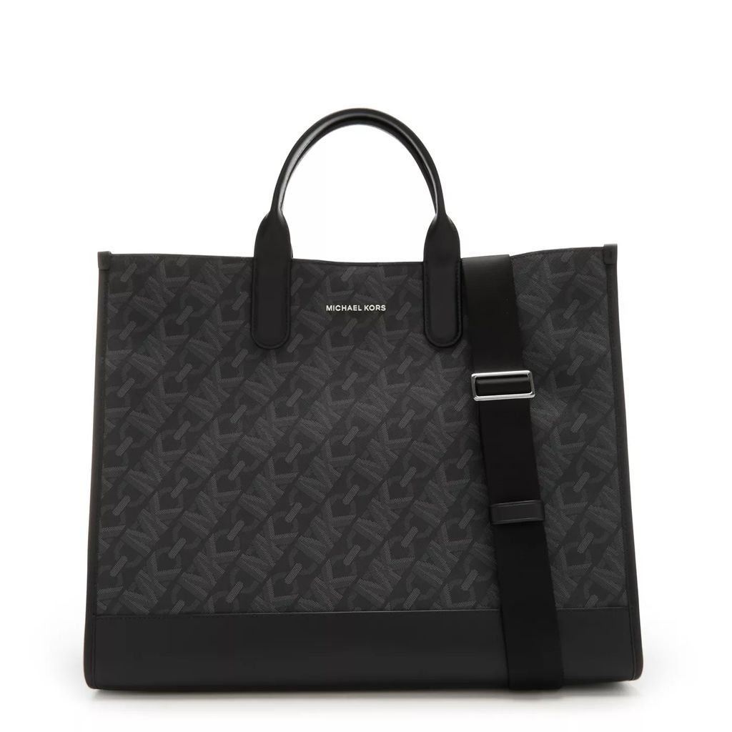 Shopping Bags - Michael Kors Hudson Schwarze Shopper 33H3LHDT4B-00 - black - Shopping Bags for ladies