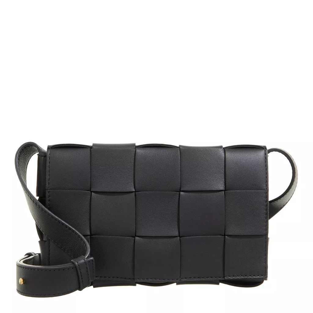 Shoulder Bags - Small Cassette Intreccio Nappa - black - Shoulder Bags for ladies