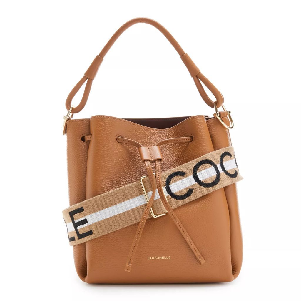 Crossbody Bags - Coccinelle Eclyps Braune Leder Handtasche E1Q9F230 - brown - Crossbody Bags for ladies
