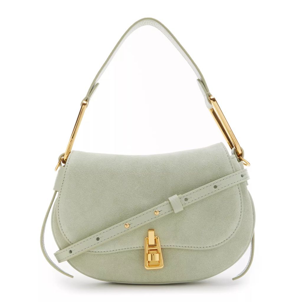 Crossbody Bags - Coccinelle Magie Suede Grüne Leder Handtasche E1PQ - green - Crossbody Bags for ladies