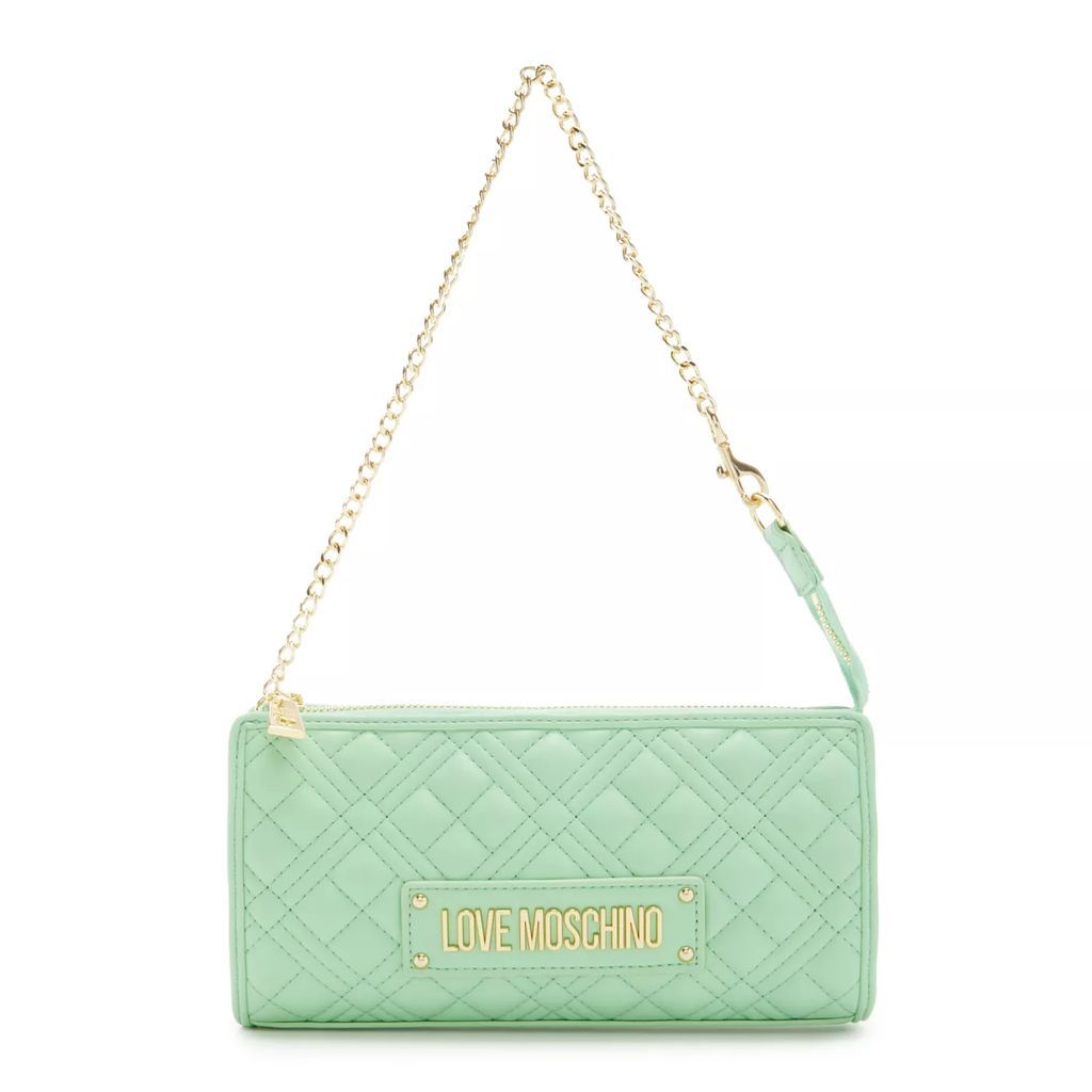 Crossbody Bags - Love Moschino Quilted Bag Grüne Handtasche JC4011P - green - Crossbody Bags for ladies
