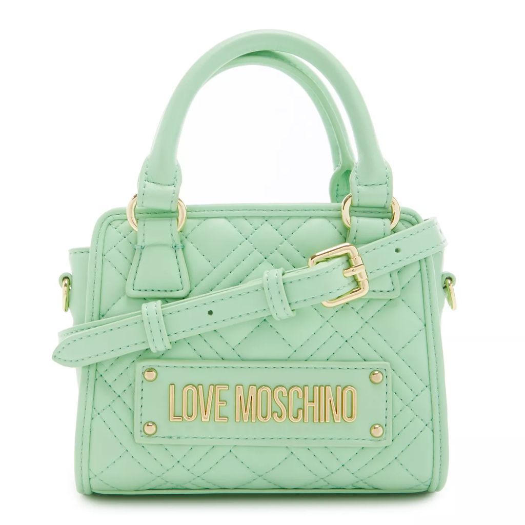 Crossbody Bags - Love Moschino Quilted Bag Grüne Handtasche JC4016P - green - Crossbody Bags for ladies