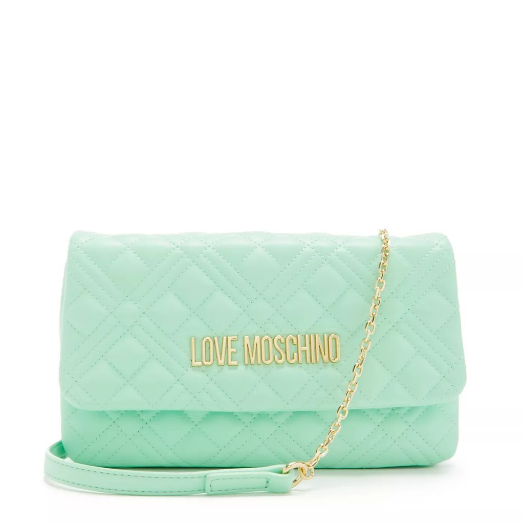 Crossbody Bags - Love Moschino Quilted Bag Grüne Handtasche JC4097P - green - Crossbody Bags for ladies