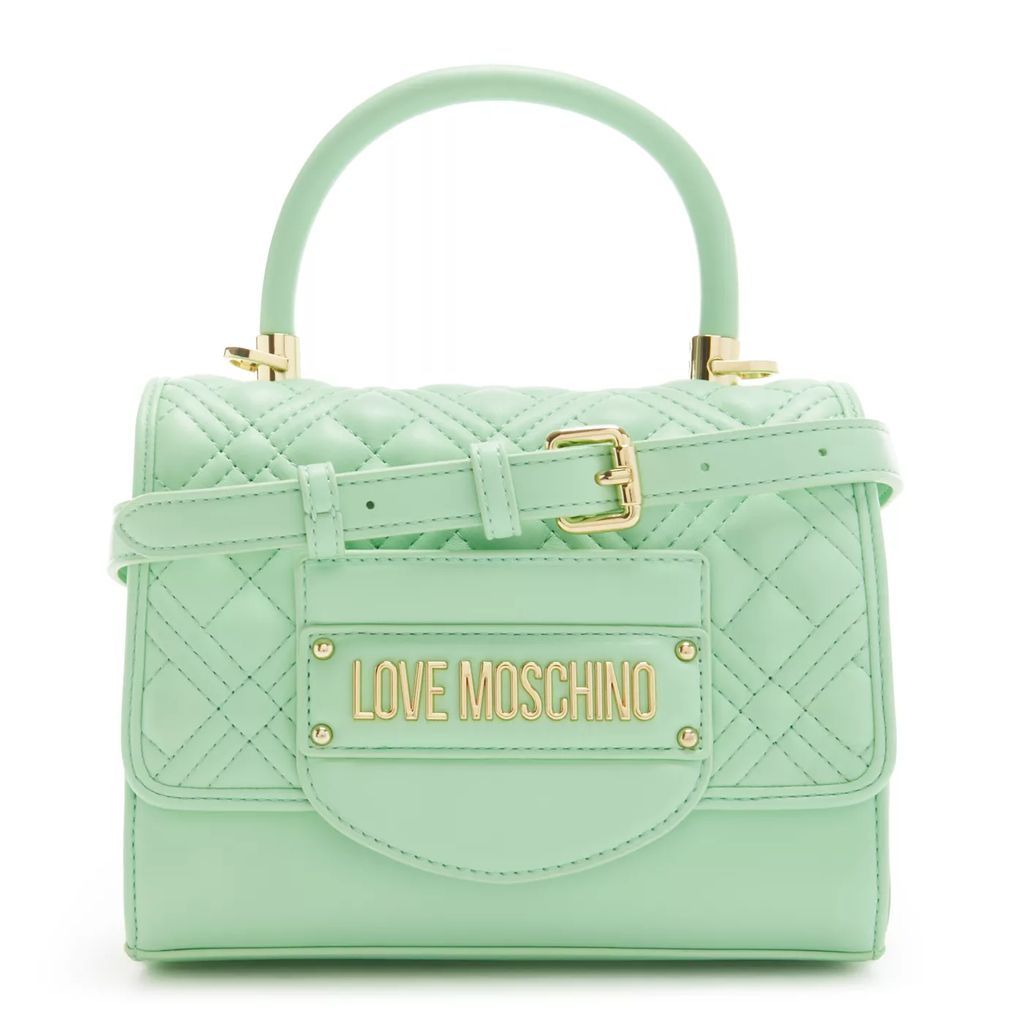 Crossbody Bags - Love Moschino Quilted Bag Grüne Handtasche JC4055P - green - Crossbody Bags for ladies