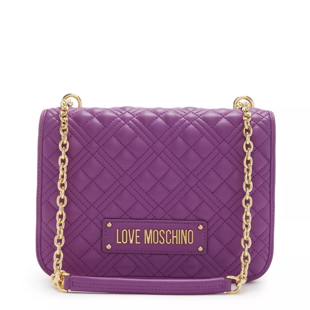 Crossbody Bags - Love Moschino Quilted Bag Lila Handtasche JC4000PP - violet - Crossbody Bags for ladies