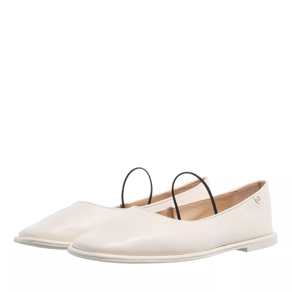 Loafers & Ballet Pumps - Emilia Leather Mary Jane - creme - Loafers & Ballet Pumps for ladies