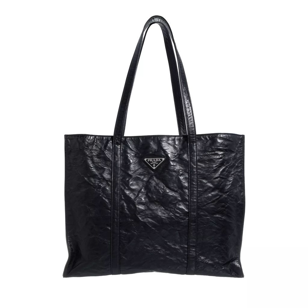Shopping Bags - Antique Nappa Large Tote Bag - black - Shopping Bags for ladies