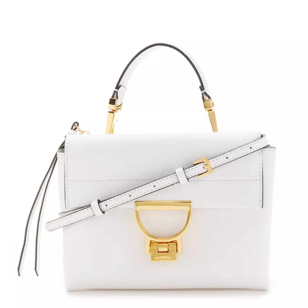Crossbody Bags - Coccinelle Arlettis Weiße Leder Handtasche E1MD555 - white - Crossbody Bags for ladies
