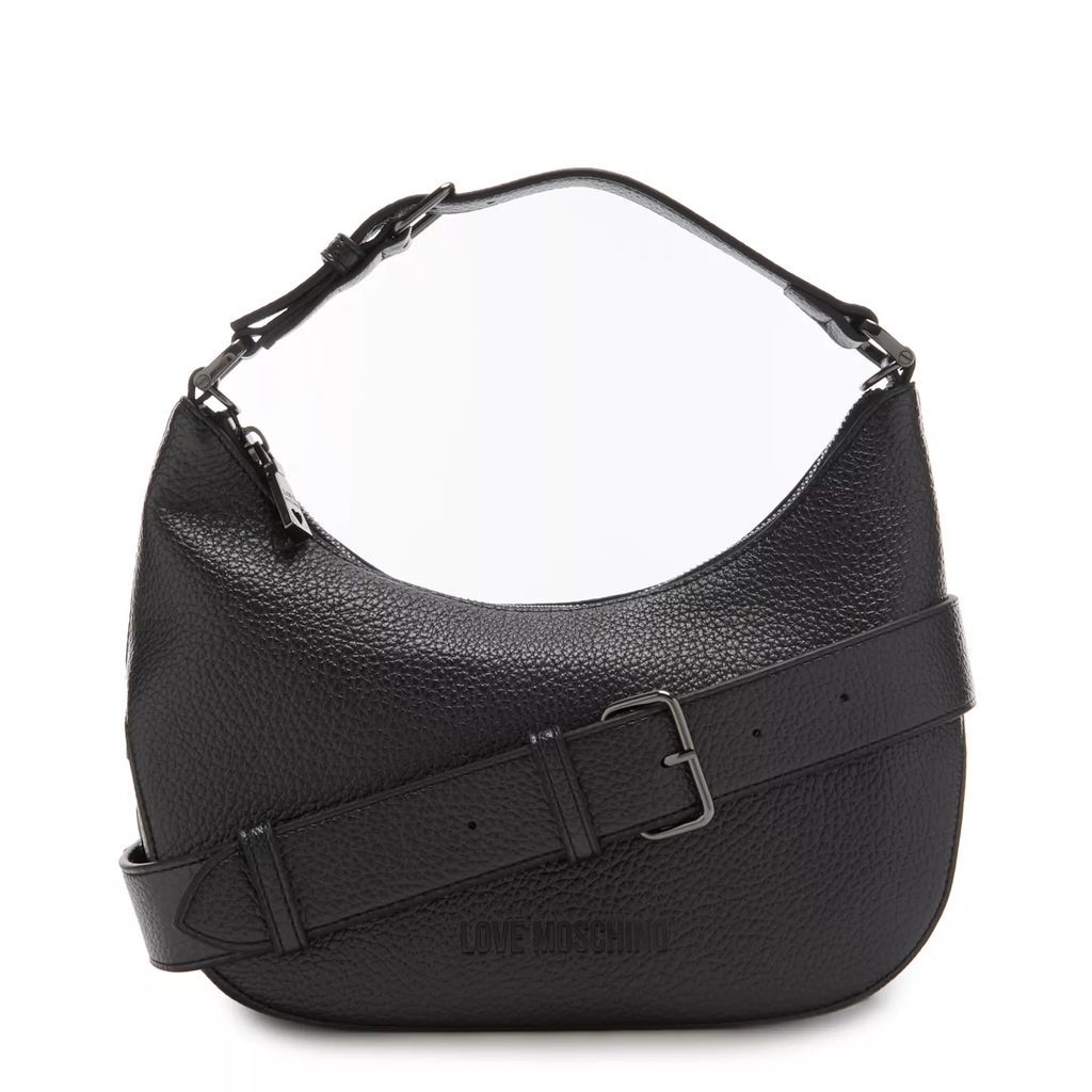 Crossbody Bags - Love Moschino Laminato Schwarze Handtasche JC4018P - black - Crossbody Bags for ladies