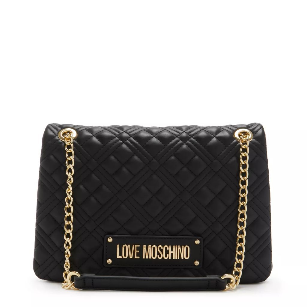 Crossbody Bags - Love Moschino Quilted Bag Schwarze Handtasche JC40 - black - Crossbody Bags for ladies