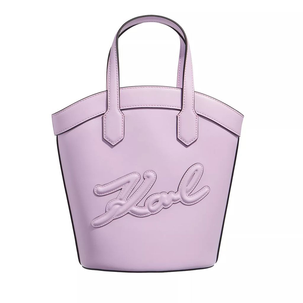 Tote Bags - K/Signature Tulip Sm Tote - purple - Tote Bags for ladies