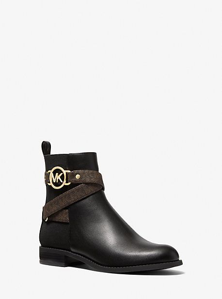 MK Rory Ankle Boot - Blk/brown - Michael Kors